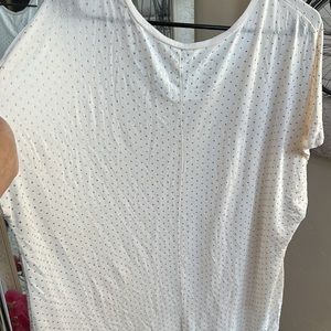 Gold Dot V-neck Blouse